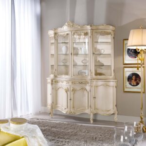 Cristalliera 4 porte Chippendale