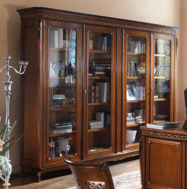 Elite 4-door bookcase