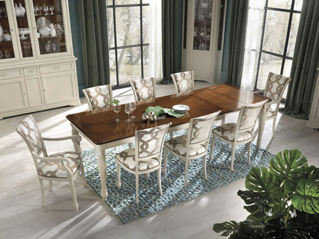 Margherita two-tone rectangular table