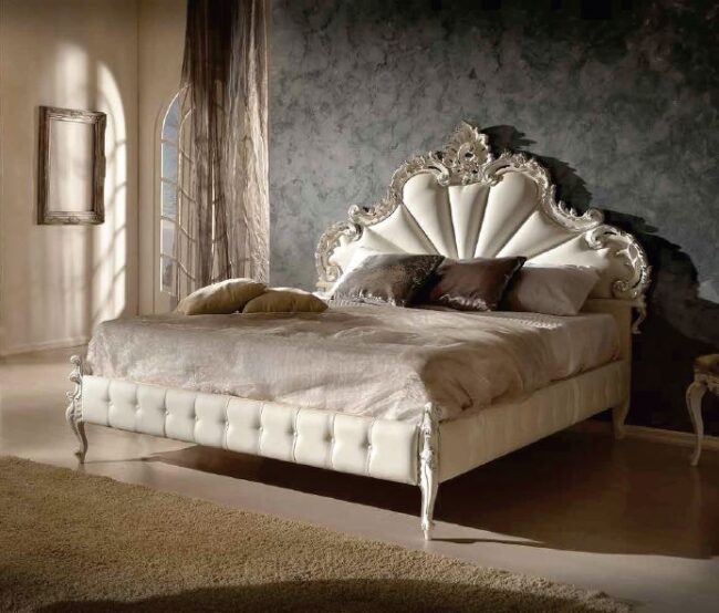 Carved bed