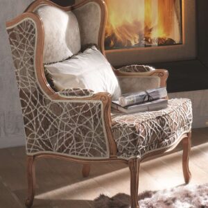 Smooth Bergere armchair