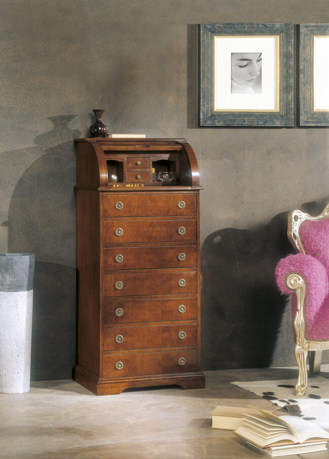 Roller chest of drawers